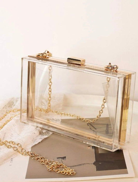 Classy Sassy Clear Acrylic Bag